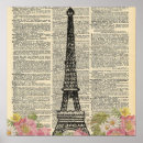 Recherche de tour eiffel vintage posters Illustration