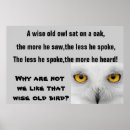 Suche nach alte eule poster Vogel
