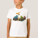 Suche nach dinosaurier cartoon tshirts Farbenfroh