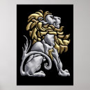 Suche nach goldener löwe poster Katze