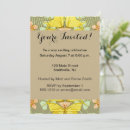 Recherche de art nouveau style invitations Botanique