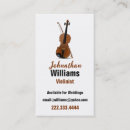 Suche nach violinist visitenkarten Elegant