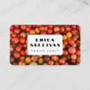 Recherche de nutritionnistes cartes visite Customer