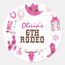 Recherche de pink western autocollants Impression de vache