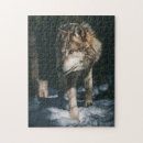Suche nach wildnis puzzle Wolf