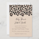 Recherche de cheetah baby shower invitations Moderne