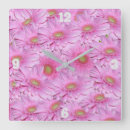 Recherche de gerbera rose horloges Fleurs