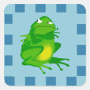 Recherche de grenouille bleue autocollants Pour enfants