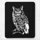 Recherche de dessins hiboux tapis souris Animaux