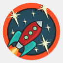 Recherche de retro rockets autocollants Rétro