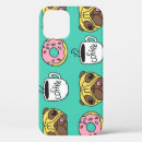 Recherche de chien de carlin iphone coques Illustration