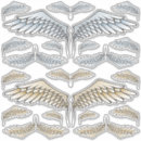 Recherche de wings autocollants Bleu