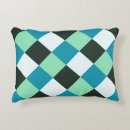 Recherche de vert bleu coussins Géométrique
