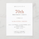 Recherche de soixante dix ans invitations Typographie