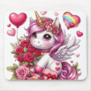 Recherche de mignons licorne tapis souris Rose