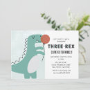 Suche nach rex einladungen Party wie ein dinosaurier