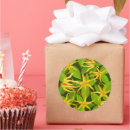 Recherche de motif exotique autocollants Plante