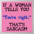 Recherche de sarcasme posters Drôle