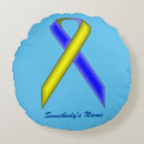 Recherche de ruban jaune coussins Bleu