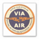 Recherche de passagers autocollants Rétro