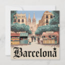 Recherche de barcelone vœux cartes Vintage
