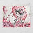 Recherche de sumi e cartes postales Cerise