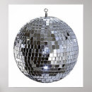 Recherche de boule disco posters Argent