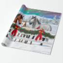 Recherche de cheval gris papier cadeau Noël