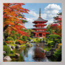 Suche nach japanische pagode poster Herbst