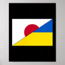 Recherche de trident posters Drapeau ukrainien