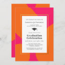 Recherche de orange graduation invitations Coloré