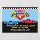 Recherche de co invitations Voiture de course