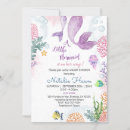Recherche de sirène baby shower fille invitations Bébé