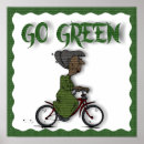 Suche nach go green poster Fahrrad
