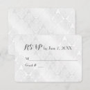 Recherche de conception de damassé invitations Élégant