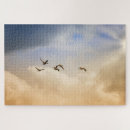 Recherche de ciel nuageux puzzles Coucher de soleil