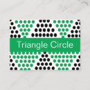 Suche nach dreieck visitenkarten Schwarz