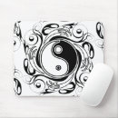 Recherche de yin yang tapis souris Noir et blanc