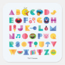 Recherche de petits monstres autocollants Alphabet