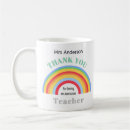 Recherche de professeur merci tasses Arc en ciel