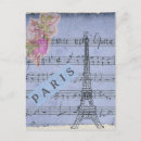Recherche de paris collage cartes postales Tour eiffel