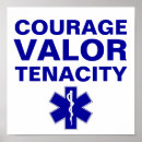 Recherche de ténacité posters Courage