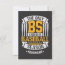 Recherche de softball invitations Drôle