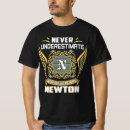 Recherche de newton tshirts Chemise drôle