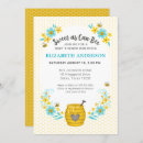 Recherche de bee baby shower invitations Nid d'abeille