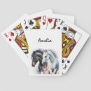 Recherche de chevaux jeux de cartes Équestre