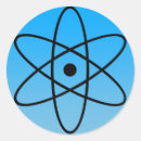 Recherche de atomiques autocollants Bleu