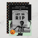 Recherche de humour halloween invitations Éffrayant