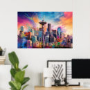 Suche nach seattle skyline poster Stadtbild