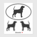 Recherche de bronzage voiture autocollants Chien de chasse
